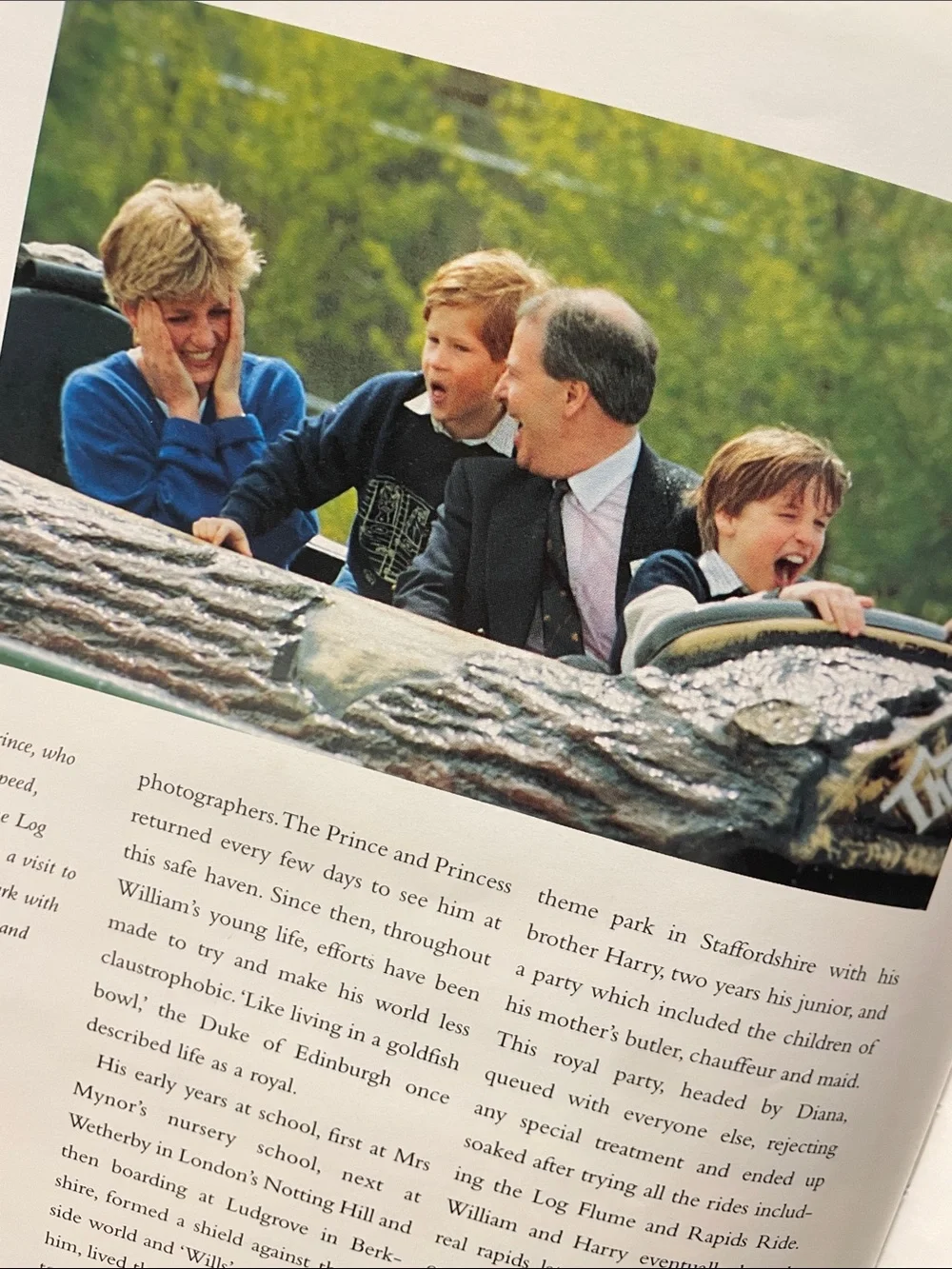 Barnes & Noble Prince William Coffee Table Book - Blue Cover, Cream Pages